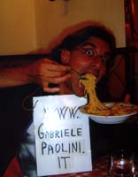 Gabriele Paolini al ristorante Popi Popi – Clicca per vedere l’immagine ingrandita